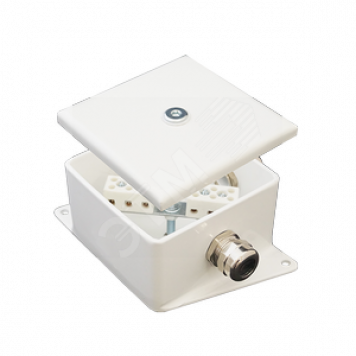 Коробка монтажная огнестойкая КМ-О (6к)-IP66-100х100 два ввода AD (КМ-О (6к)-IP66-100х100 AD)