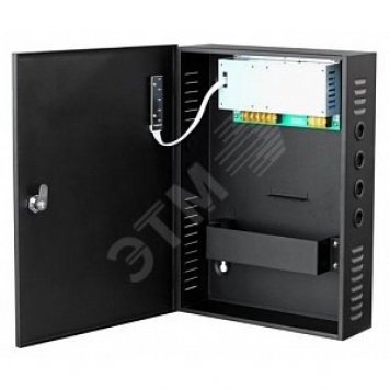 Блок бесперебойного питания 12 VDC/ 10 A, 220 VAC, корпус 285х395х90 мм (место для 1-го аккумулятора 17 Ач) (ST-PS110F-BK)