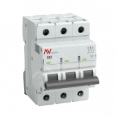 Выключатель автоматический AV-10 3P 10A (D) 10кА AVERES (mcb10-3-10D-av)
