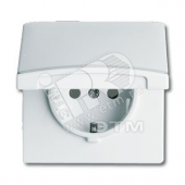 Allwetter44 Розетка SCHUKO 20 EUGKB-35-101 с крышкой с защитными шторками IP44 черный/антрацит уплотнительное кольцо в комплекте 16А 250В. (20 EUGKB-35-101)