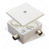 Коробка монтажная огнестойкая КМ-О (6к)-IP66-120х120 два ввода AC (КМ-О (6к)-IP66-120х120 AC)