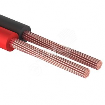 Кабель акустический 2х0.35 кв.мм красно-черный,20 м (etm01-6102-3-20)