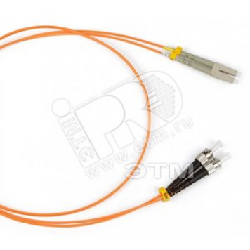Патч-корд волоконно-оптический (шнур) SM 9/125 (OS2) ST/APC-LC/APC simplex LSZH (10м)