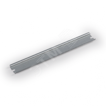 DIN рейка, длина 100 мм, ширина 35 мм, DIN 46277/3, оцинкованная сталь (DR35090.4)