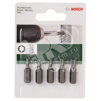 Бита 25мм TORX XH SET (5шт) (2.609.255.970)