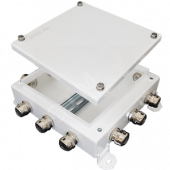 Коробка монтажная электротехническая общего назначения КМ IP66-2020 из оцинкованной стали, количество вводов 12 (КМ IP66-2020)