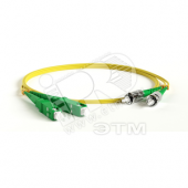Патч-корд волоконно-оптический (шнур) SM 9/125 (OS2) ST/APC-SC/APC 2мм duplex LSZH (10м)