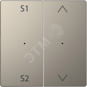 Клавиша D-Life PlusLink 2-ная с S1/S2 вх/вз никель SD