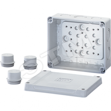 Коробка распределительная пустая 119х139х70 IP55/IP65 серая (K 9060)
