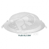 Светильник светодиодный PLED DL2 28W Fr/Wh 6500K/2360Lm 230V/50Hz Jazzway (1026941)