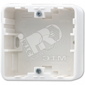 Коробка без рамки накладная 1 пост белая (CD581AWW-1)