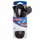 Шнур сетевой Евро 3х0.75кв.мм 1.8М (PE) (с заземлением) (etm06-3254)
