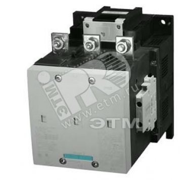Контактор вакуумный 250кВт 400V AC-3 AC/DC 220-240в UC 2НО+2НЗ 3п типоразмер S12 шинное присоединение привод обычный (3RT1276-6AP36)