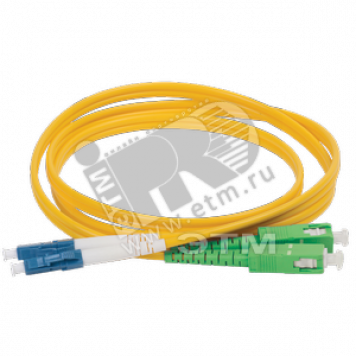Патч-корд оптический 9/125 (OS2) SC/APC-LC/APC (Duplex) 25м (FPC09-SCA-LCA-C2L-25M)