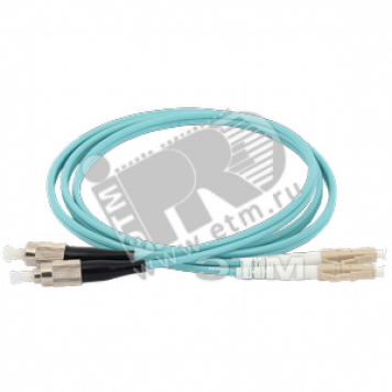 Патч-корд оптический 50/125 (OM3) FC/UPC-LC/UPC (Duplex) 30м