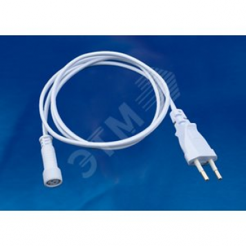 UCX-PT2/Y90-120 WHITE 1 STICKER Провод для подключения светильника ULY-P9* к сети 220В. 120 см. Белый. ТМ Uniel (UCX-PT2-9001)