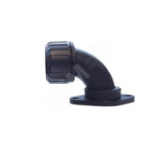 Фитинг ASF, 90° с фланцем, нейлон, черный, d13, ASF13/FL/C90/BL, 10 шт. (ASF13/FL/C90/BL)
