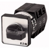 Ступенчатый переключатель, 2р , Iu = 10A, Пол. 0-2 , 45 °, 30x30mm , переднее крепление, TM-2-8260/E