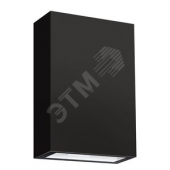Светильник светодиодный фасадный ДБУ-2x4w 4000K черный IP65 Jazzway PWL-120120/0-90D