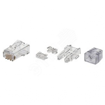 Вилка SP688-C модульная RJ-45 8P8C PAN-PLUG TX6 PLUS Cat.6 8 pin 24 AWG (SP688-C)