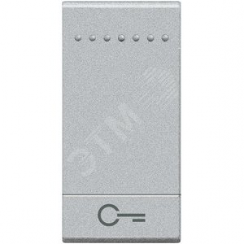 LivingLight Клавиша Ключ 1 модуль алюминий (NT4915FN)