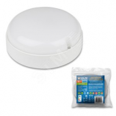 ULW-Q223 12W/4000К IP65 WHITE Светильник светодиодный влагозащищенный. Круг. Белый свет (4000K). Диаметр 135 мм. Корпус белый. ТМ Volpe. (ULW-Q223 12W/4000К IP65 WHITE)