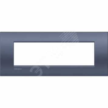 Livinglight. Рамка Air, итальянский стандарт 7 мод. Цвет ''Лунная ночь'' (LNC4807BM)
