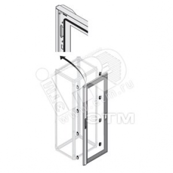 Дверь стек.IP65 36DIN H=1800мм W=1000мм