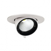 Светильник светодиодный встраиваемый ДВО-30W 4000K 2750Лм 24° поворотный White IP40 Jazzway