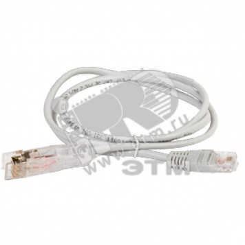 Патч-корд 110-RJ45 2 пары кат5Е 3м серый