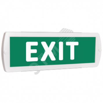 Оповещатель охранно-пожарный световой Топаз 12 EXIT (зеленый фон) (Топ12EXIT)