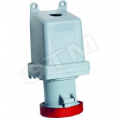 Розетка кабельная 63А 3Р+E IР67 на поверхность 415В CEWE (363 RS6W)