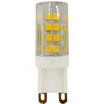 Лампа светодиодная LED JCD-3,5W-CER-840-G9 (диод, капсула, 3,5Вт, нейтр, G9) ЭРА (100/1000/30000) ЭРА (Б0027862)