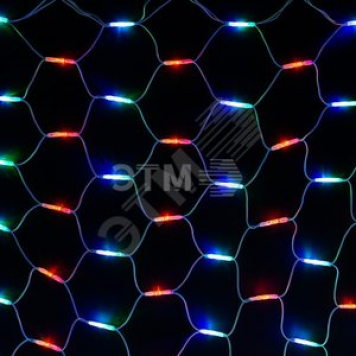 Гирлянда Сеть 2x3м, белый КАУЧУК, 432 LED Мультиколор (217-149)