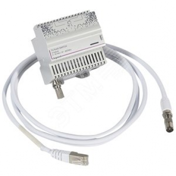 Преобразователь TV сигнала коаксиальный вход-выход RJ45 (4 выхода)
