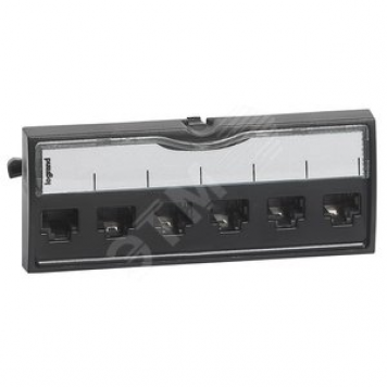 Вставка компьютерная FTP 6RJ45 категория 5е