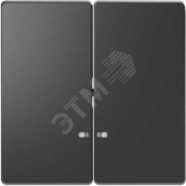 Клавиша двойная D-Life с линзой для LED модуля антрацит SD (MTN3420-6034)