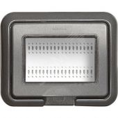 Крышка влагозащитная IP55 Idrobox серый Living 3 модуля