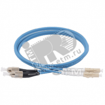 Патч-корд оптический 50/125 (OM4) FC/UPC-LC/UPC (Duplex) 25м