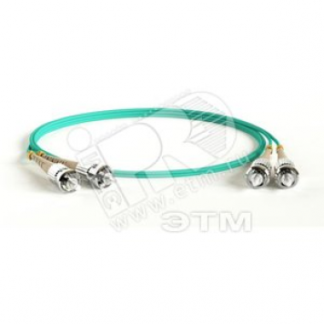 Патч-корд волоконно-оптический (шнур) MM 50/125(OM3) ST-ST 2мм duplex LSZH (30м)