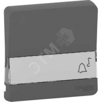 Клавиша MUREVA S с полем для этикеток, антрацит, IP55 (MUR34203)