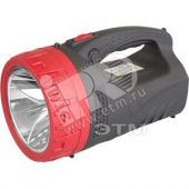 Фонарь светодиодный NPT-SP16-ACCU 5Вт+24LED 260лм 300м аккумуляторный прожектор+кемпинг пластик 4Ач (71598)