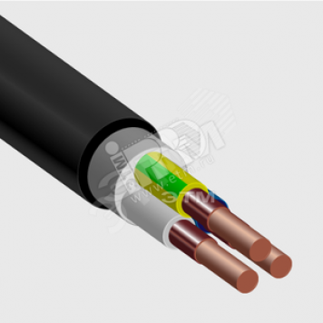 Кабель силовой ВВГнг(А)-LS 3x1,5 ок(N, PE)-0.66 бухта 100м