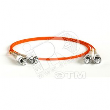 Патч-корд волоконно-оптический (шнур) MM 62.5/125 ST-ST 2мм duplex LSZH (15м)