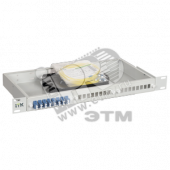 Кросс 1U укомплектованный SC (duplex) 12шт (OS2)