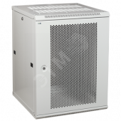 Шкаф LINEA W 12U 600x600 мм дверь перфорированная RAL7035 (LWR3-12U66-PF)