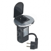 Органайзер настольный 2К+З+USBcharge сталь (054087)