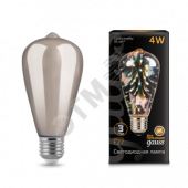 Лампа светодиодная LED 4Вт E27 3D-Butterfly Gauss (147802404)