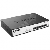 Коммутатор неуправляемый с 8 портами 10/100Base-TX с поддержкой PoE (DES-1008P+/A1A)