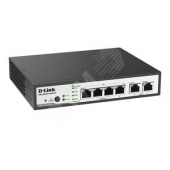 Коммутатор EasySmart с 8 портами 10/100/1000Base-Tи2портами 1000Base-X SFP (8  портов с поддержкой PoE 802.3af/802.3at (30 Вт) (DL-DGS-1100-10MP/C1A)